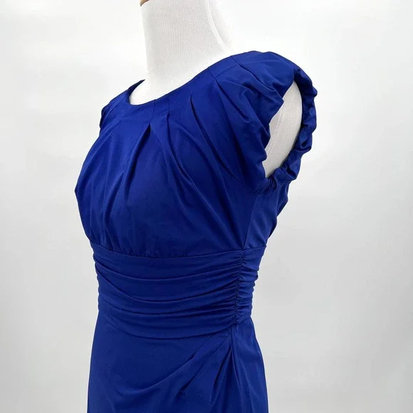 DIANE VON FURSTENBERG Jamila Dress Blue 0 - Picture 6 of 11